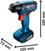 Bosch Furadeira Parafusadeira GSR 1000 Smart, Com Acessórios, 12 Volts - Imagem 3