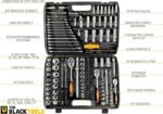Jogo de Soquetes e Chaves 216 Peças The Black Tools TKF216 – Encaixe 1/4", 3/8", 1/2" Maleta Organizada – Aço Cromo Vanádio - Imagem 6