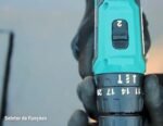 MAKITA PARAFUSADEIRA/FURADEIRA DE IMPACTO A BATERIA 12V CXT HP333DWYX3 COM CARREGADOR - Imagem 2