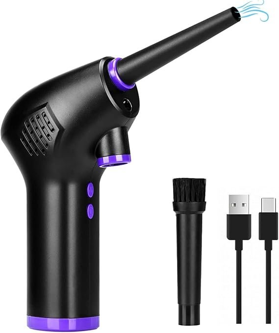 Soprador Para Limpeza Portátil Recarregável USB para Limpeza de Poeira Cabelos Migalhas uso em Geral Soprador Para Limpeza Portátil Recarregável USB para Limpeza de Poeira Cabelos Migalhas uso em Geral - Imagem 1